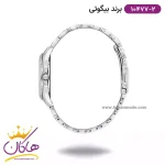 ساعت بیگوتی زنانه فلزی صفحه مشکی کد 10477/2 از نمای کناری