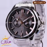 ساعت مچی بیگوتی مردانه فلزی نقره ای دو زمانه کد BG.1.10520-2