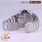 ساعت بیگوتی مردانه فلزی نقره ای کد BG.1.10520-2 نمای قفل