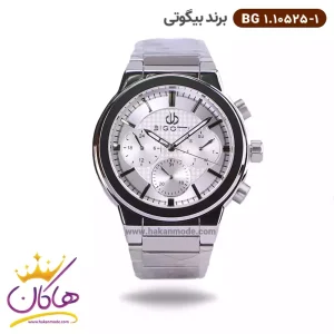 ساعت بیگوتی مردانه فلزی نقره ای کد BG.1.10525-1