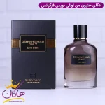 ادکلن فراگرنس مردانه جیوانچی جنتلمن بویزی کنار جعبه