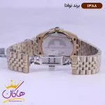 قفل ساعت مردانه نوادا فلزی طلایی کد 1388