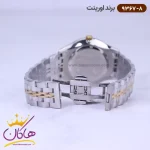 قفل ساعت اورینت مردانه فلزی صفحه سفید 9367/8