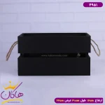 جعبه هدیه طرح صندوق چوبی