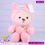 عروسک پولیشی خرس لباس خوکی