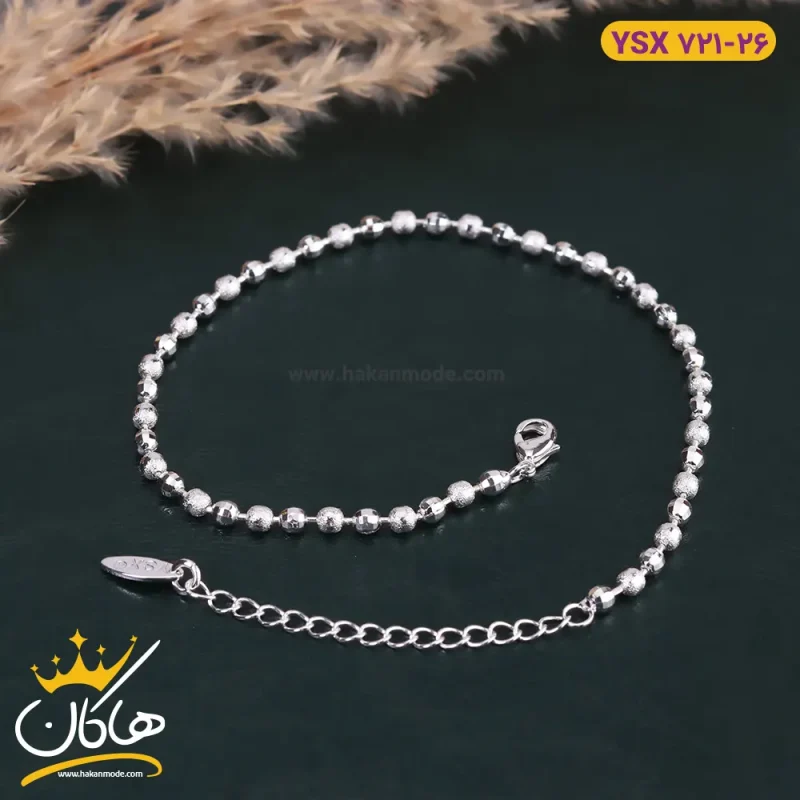 پابند استیل زنانه گوی تراش