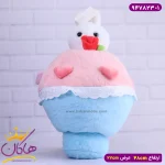 عروسک پولیشی دسته گل خرگوش
