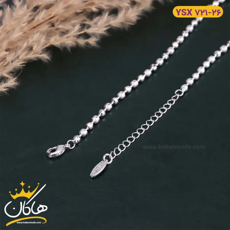 پابند استیل زنانه گوی تراش