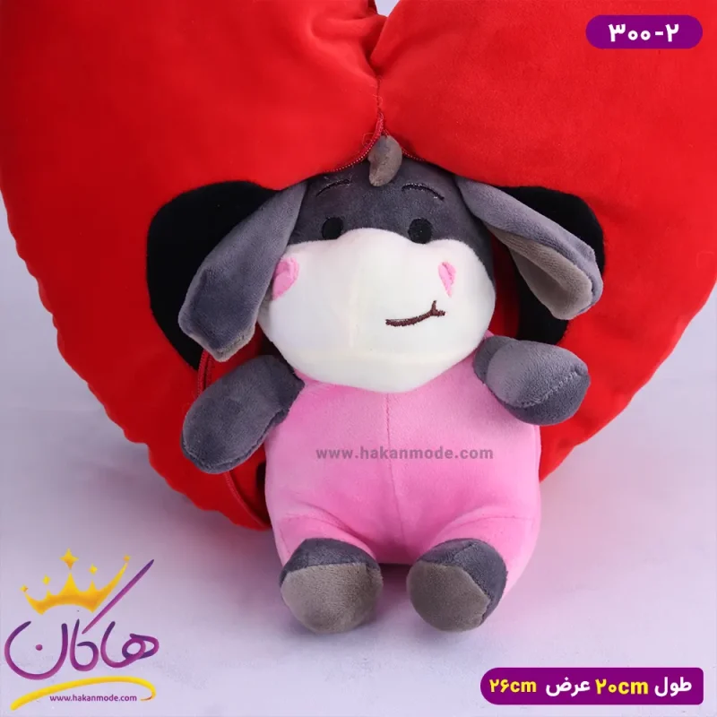 عروسک سوپرایزی قلب و الاغ