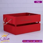 جعبه هدیه طرح صندوق چوبی