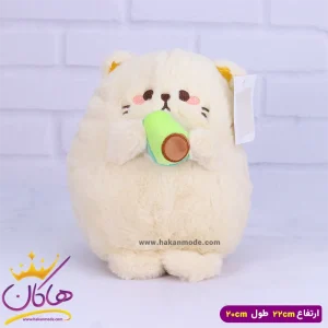 عروسک پولیشی گربه اووکادو به دست کرمی