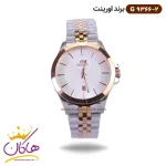 ساعت اورینت فلزی ست نقره ای رزگلد کد 9366 مردانه