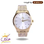 ساعت اورینت ست فلزی طلایی کد 9367 مردانه