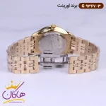 ساعت اورینت ست فلزی طلایی کد 9367 نمای بند