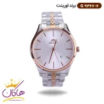 ساعت اورینت ست فلزی نقره ای صفحه سفید کد 9367/6 مردانه