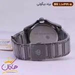 بند ساعت بیگوتی مردانه فلزی فول تایم صفحه مشکی کد BG.1.10499-5