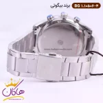 بند ساعت بیگوتی مردانه فلزی نقره ای فول تایم کد BG.1.10506-4