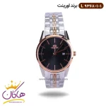 ساعت اورینت ست فلزی صفحه مشکی کد 9368 زنانه