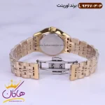 بند ساعت اورینت ست فلزی طلایی کد 9367 زنانه