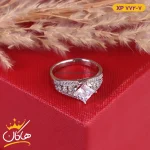 انگشتر استیل زنانه فول نگین