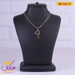 گردنبند استیل زنانه قلب و تاج