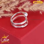 انگشتر استیل زنانه طرح میخ