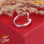 انگشتر استیل زنانه جذاب نقره ای