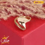 انگشتر استیل زنانه جذاب طلایی