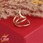 انگشتر استیل زنانه خاص طلایی