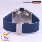 ساعت هابلوت مردانه بند رابر سورمه ای فضایی 1258421/2 نمای بسته قفل