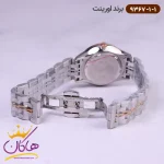 ساعت اورینت ست فلزی صفحه سفید کد 9367/1 زنانه نمای قفل