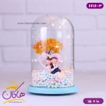 حباب شیشه ای چراغ دار زوج