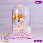 حباب شیشه ای چراغ دار فرشته