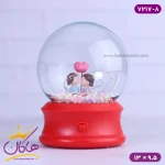 گوی چراغ دار دختر و پسر قرمز