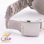 قفل ساعت دیزل مردانه نقره‌ای شاخدار کد 555/9