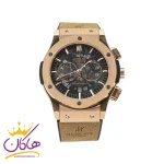 ساعت هابلوت مردانه اسکلتون کرنوگراف قاب رزگلد 888/44