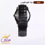 ساعت نیوی فورس مردانه فلزی مشکی کد 9117/2 نمای بسته