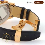 قفل ساعت نوادا مردانه بند چرمی کرنوگراف G1262/2