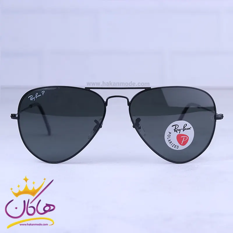 عینک آفتابی ری بن مردانه مشکی خلبانی RB 3025/19 عینک آفتابی ری بن مردانه مشکی خلبانی RB 3025/19
