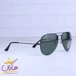 عدسی عینک آفتابی ری بن مردانه فریم خلبانی مشکی RB 3026/20