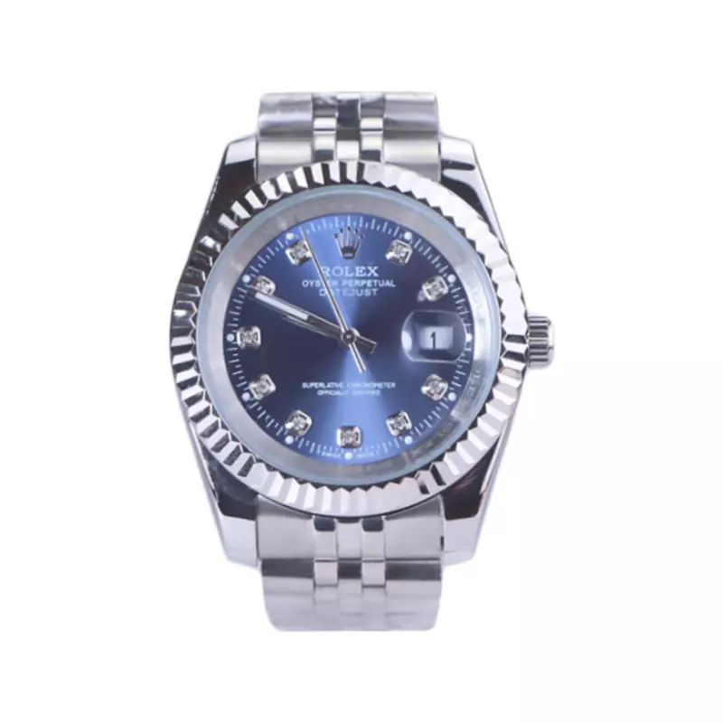ساعت رولکس مردانه فلزی دیت جاست نقره ای 4043/22