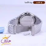 قفل ساعت الکسا مردانه فلزی صفحه مشکی 0074/5