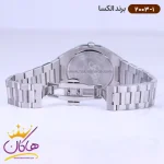 قفل ساعت الکسا مردانه فلزی صفحه سورمه ای 2003/1