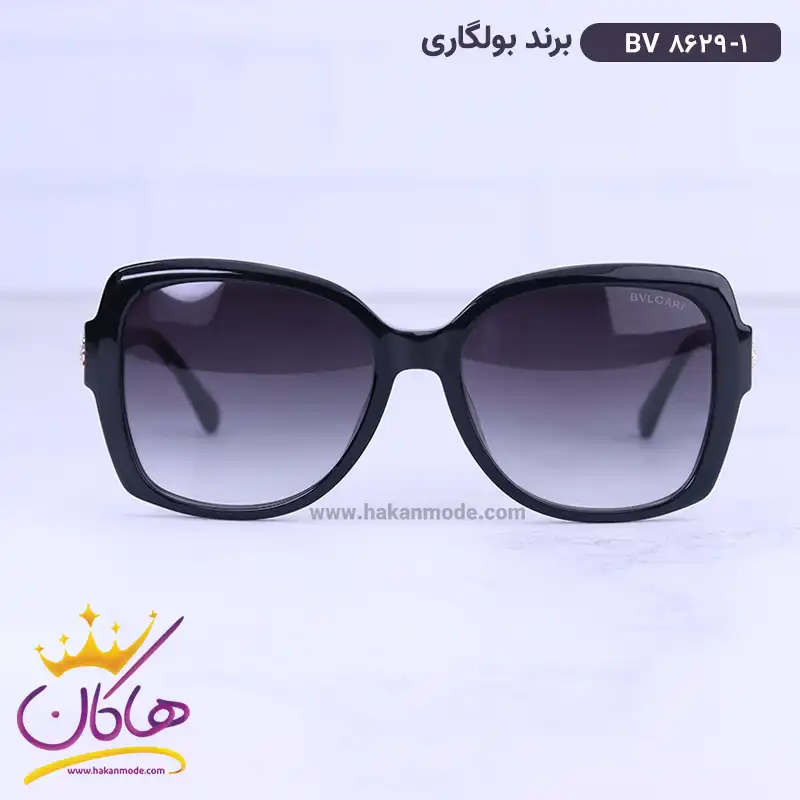 عینک آفتابی زنانه بولگاری مشکی BV 8629/1 عینک آفتابی زنانه بولگاری مشکی BV 8629/1