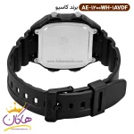 قفل ساعت کاسیو مردانه رابر مشکی دیجیتالی AE-1200WH-1AVDF