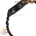 پین ساعت کاسیو مردانه رابر مشکی دیجیتالی AE-1200WH-1AVDF