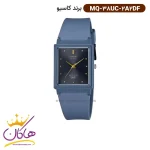 ساعت کاسیو مردانه بند رابر صفحه مربع MQ-38UC-2A2DF