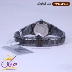 بند ساعت گرناویک زنانه فلزی مشکی 225004601
