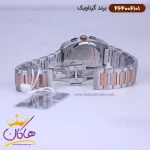 قفل ساعت گرناویک زنانه فلزی نقره ای رزگلد کرنوگراف 464006101