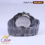 بند ساعت گرناویک مردانه فلزی تمام دودی کرنوگراف 469004602